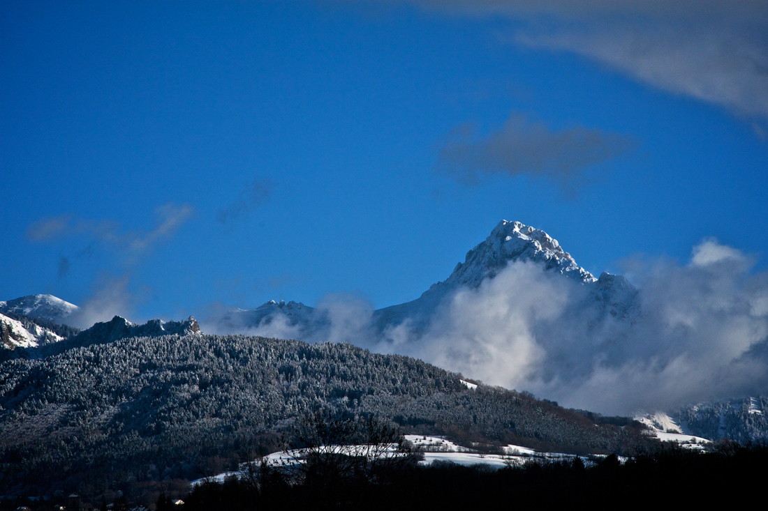 Montagnes du pays de Gavot au dessus d'Evian les Bains