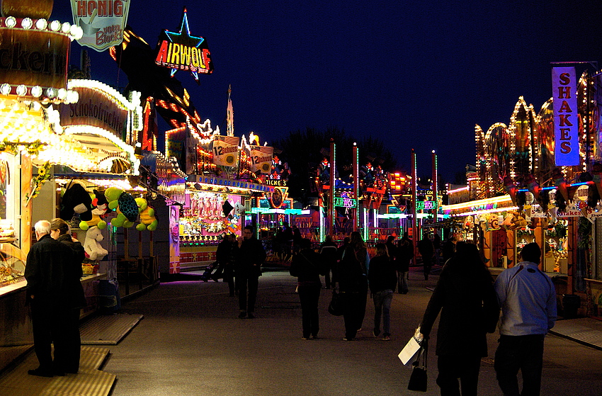 Montags auf dem Hamburger Dom