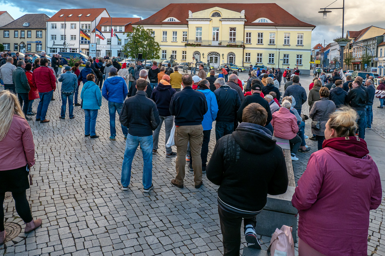 Montagsdemo in Ribnitz-Damgarten