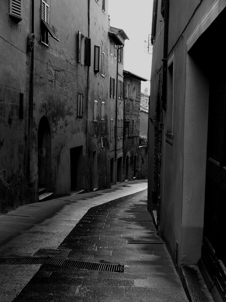 Montalcino after a shower