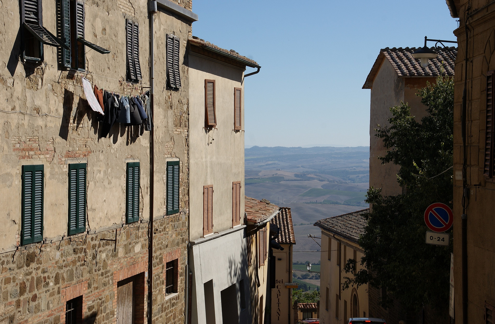 Montalcino in Italien