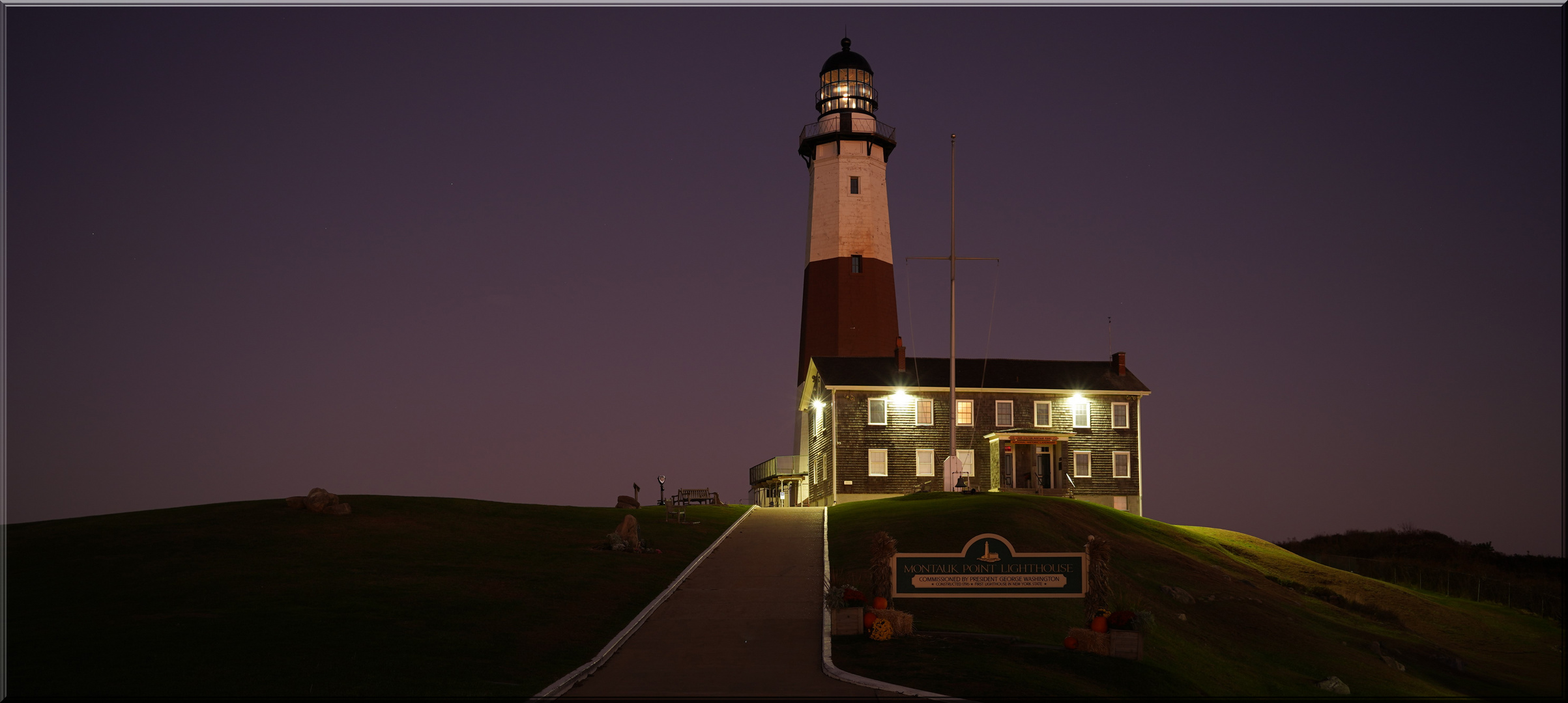 Montauk Lighthouse at night Foto & Bild fotos, city, world Bilder auf