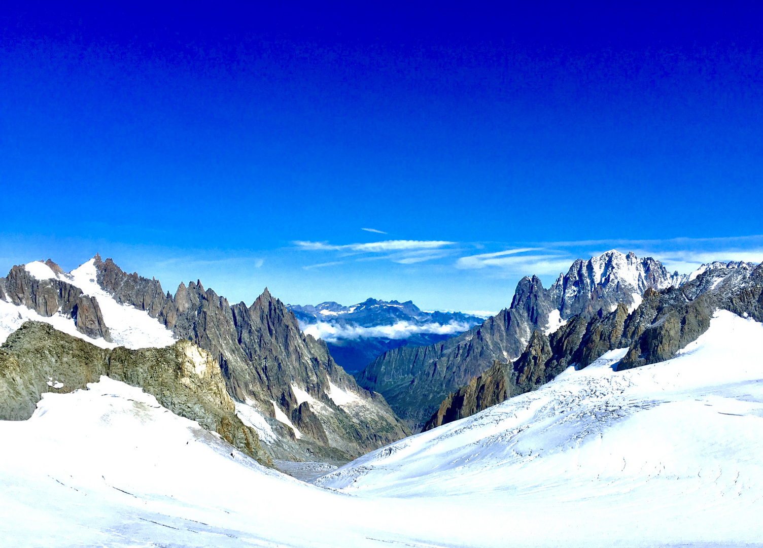 Montblanc Gebiet mit Blick auf Frankreich Foto & Bild Bilder auf