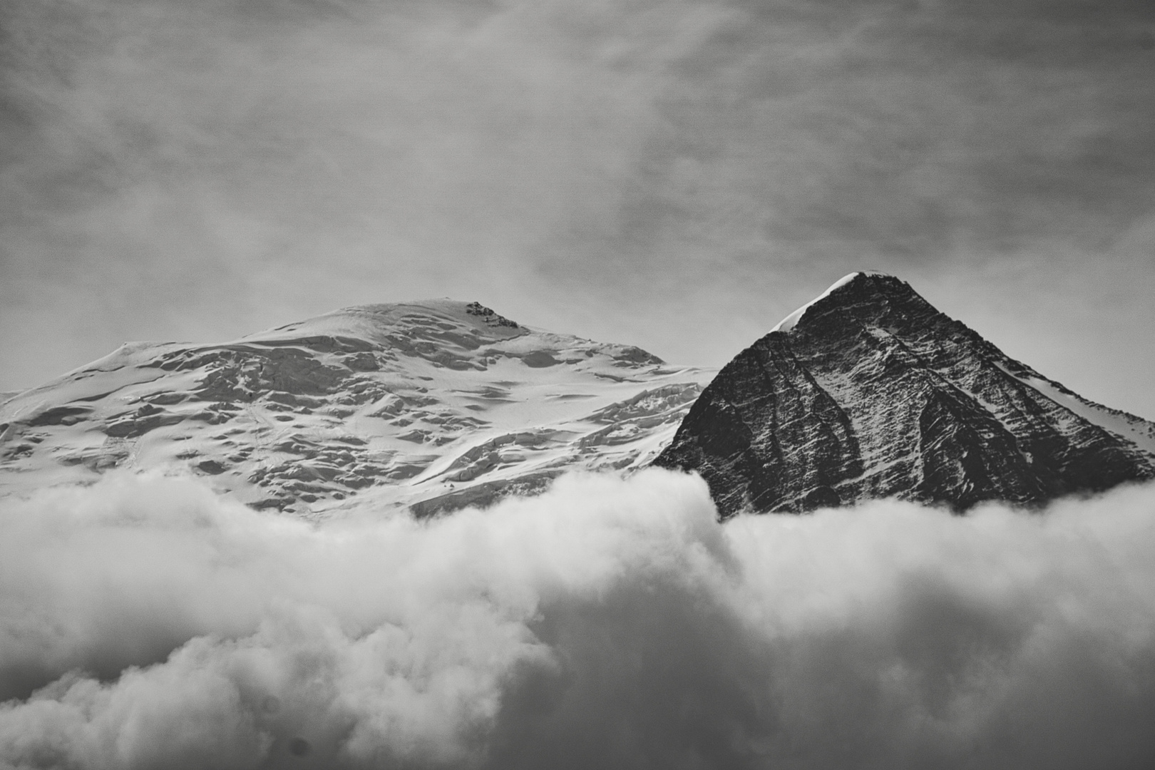 Montblanc über den Wolken