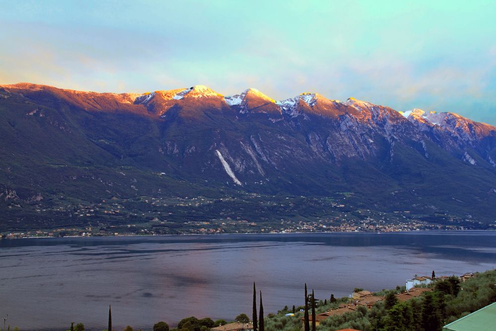 Monte Baldo bei Sonnenuntergang