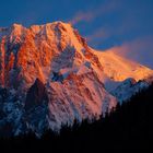 Monte Bianco all'alba