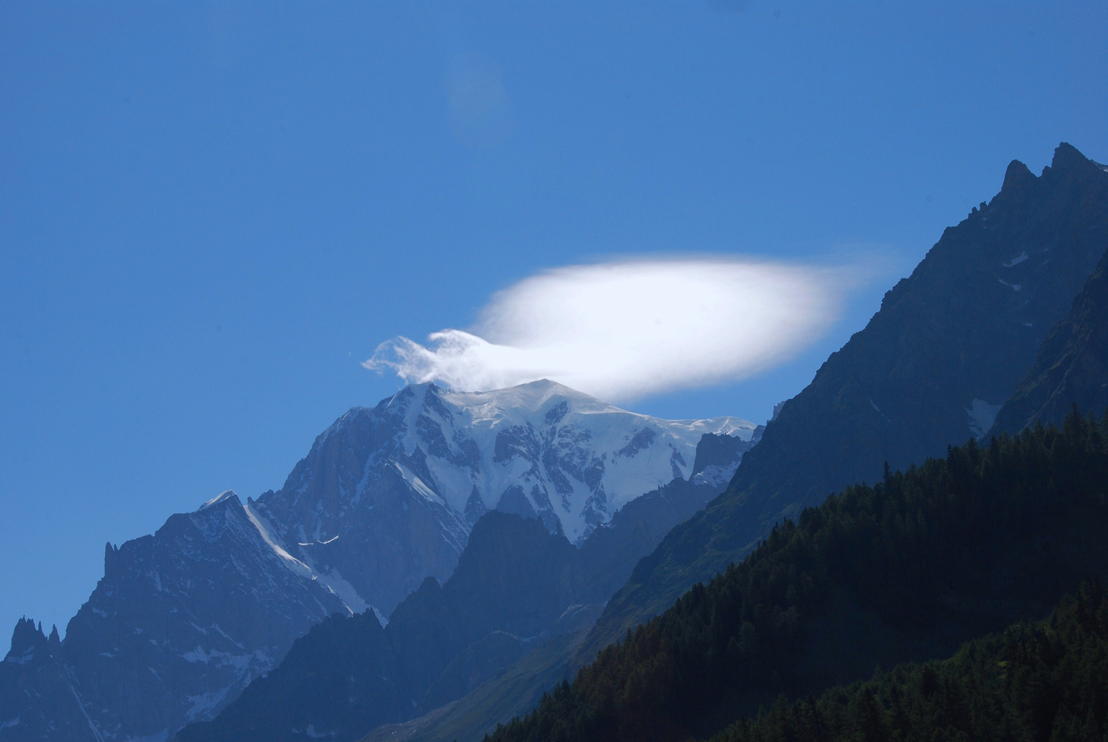 Monte Bianco mit Häubchen