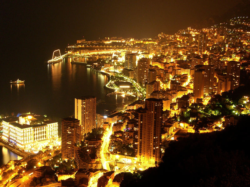 Monte Carlo Nachtpanorama