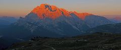 Monte Christallo am frühen Morgen in einer weiteren Aufnahme...