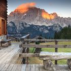 Monte Civetta dal rifugio Sasso Bianco