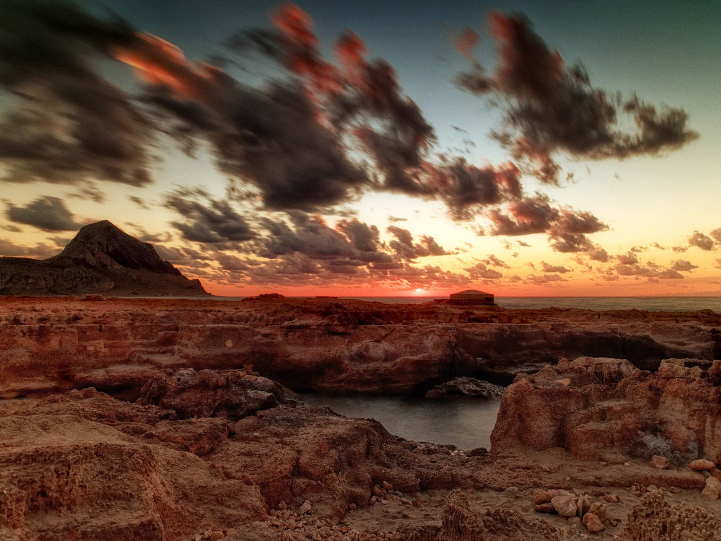 Monte Cofano (TP) al tramonto