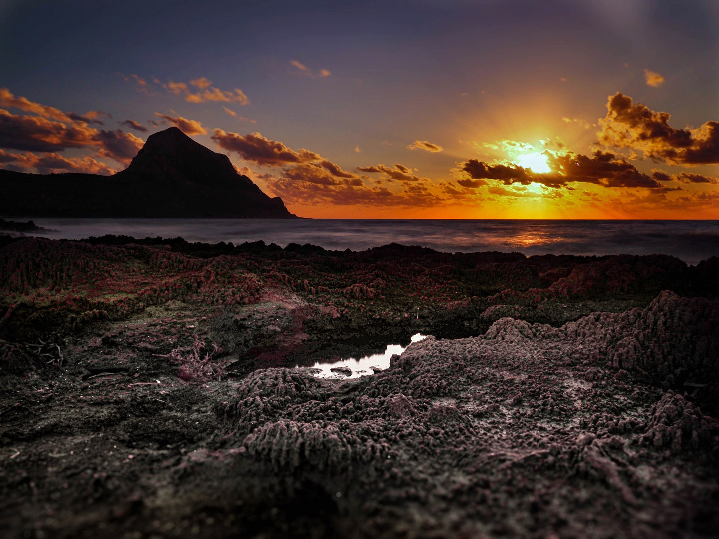 Monte Cofano (TP) al tramonto