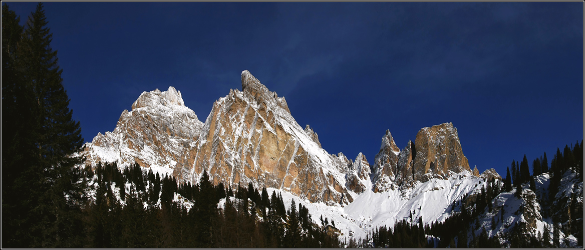 Monte Cristallo, Piz Popena und Corno de Angelo