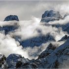 Monte Cristallo (rechts) und Piz Popena (links)