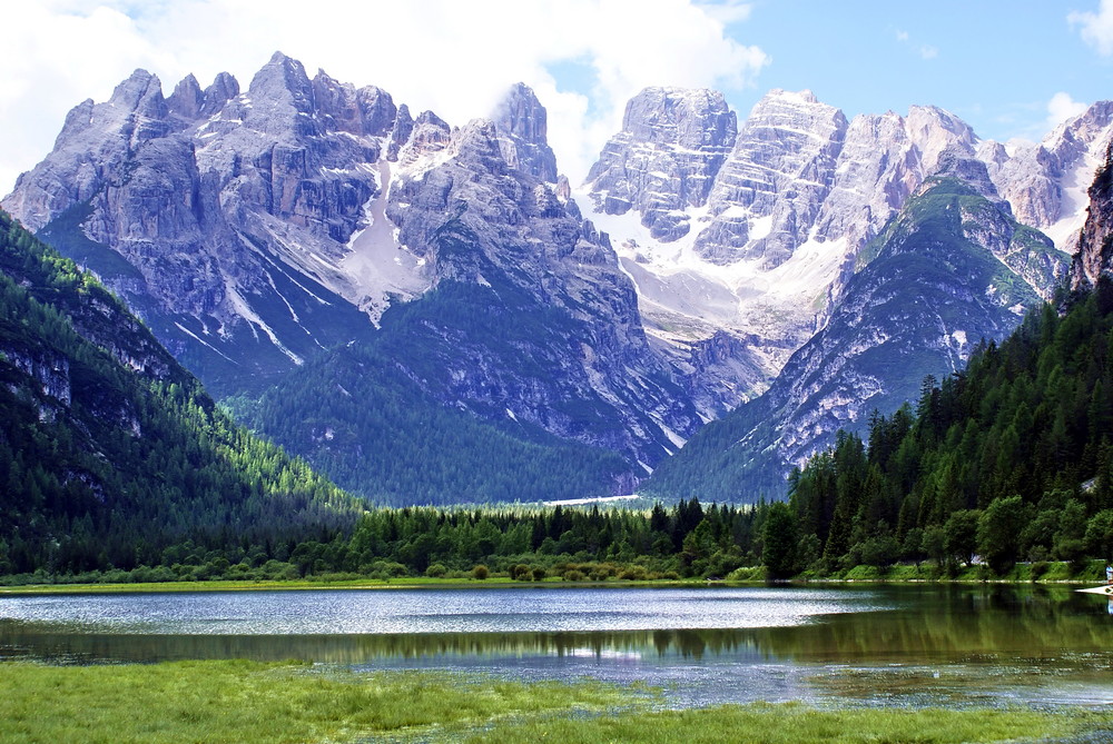 Monte Cristallo sieht auch aus wie ein Kristall