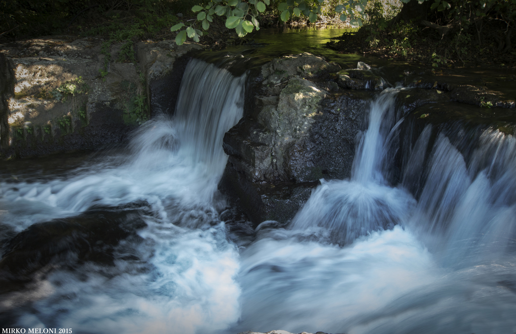 Monte Gelato waterfalls