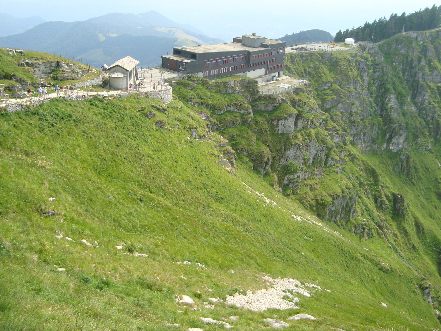 Monte Generose -View from the top on station