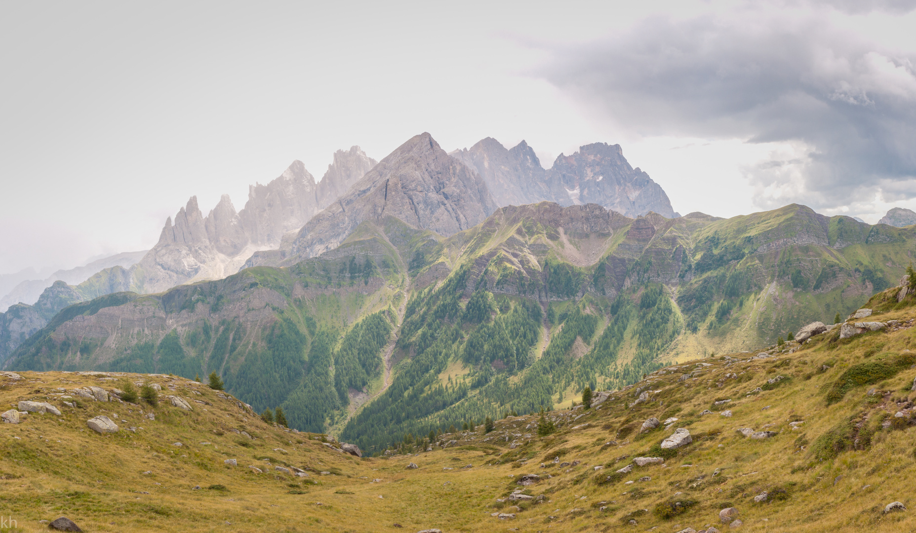 Monte Mulaz, Pala-Gruppe in den Dolomiten