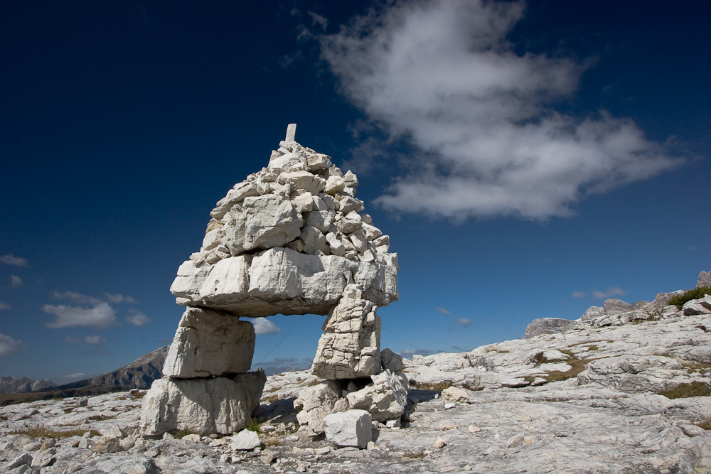 Monte Piana - Gedenkstein