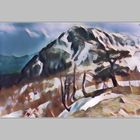 Monte Pollino Aquarell 