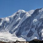 Monte Rosa bis Polux , große Berge vom Unterrothorn aus ca. 3100m  betrachtet