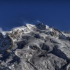 Monte Rosa Gruppe mit der Dufourspitze