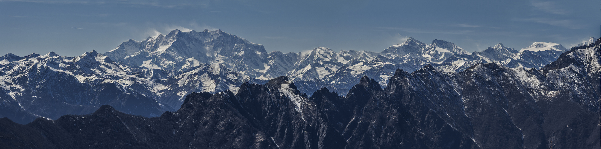 Monte Rosa im Föhnsturm