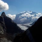 Monte Rosa - links Gornergrat