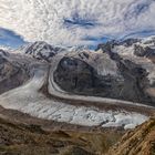Monte-Rosa-Massiv - Blick auf Gletscher und mehrere 4-tausender Berge