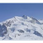 monte rosa mit dufourspitze (4634 m.ü.M)