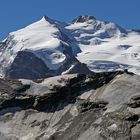 Monte Rosa vom Unterrothorn und mit Aufnahme vom 3.8. 2015...