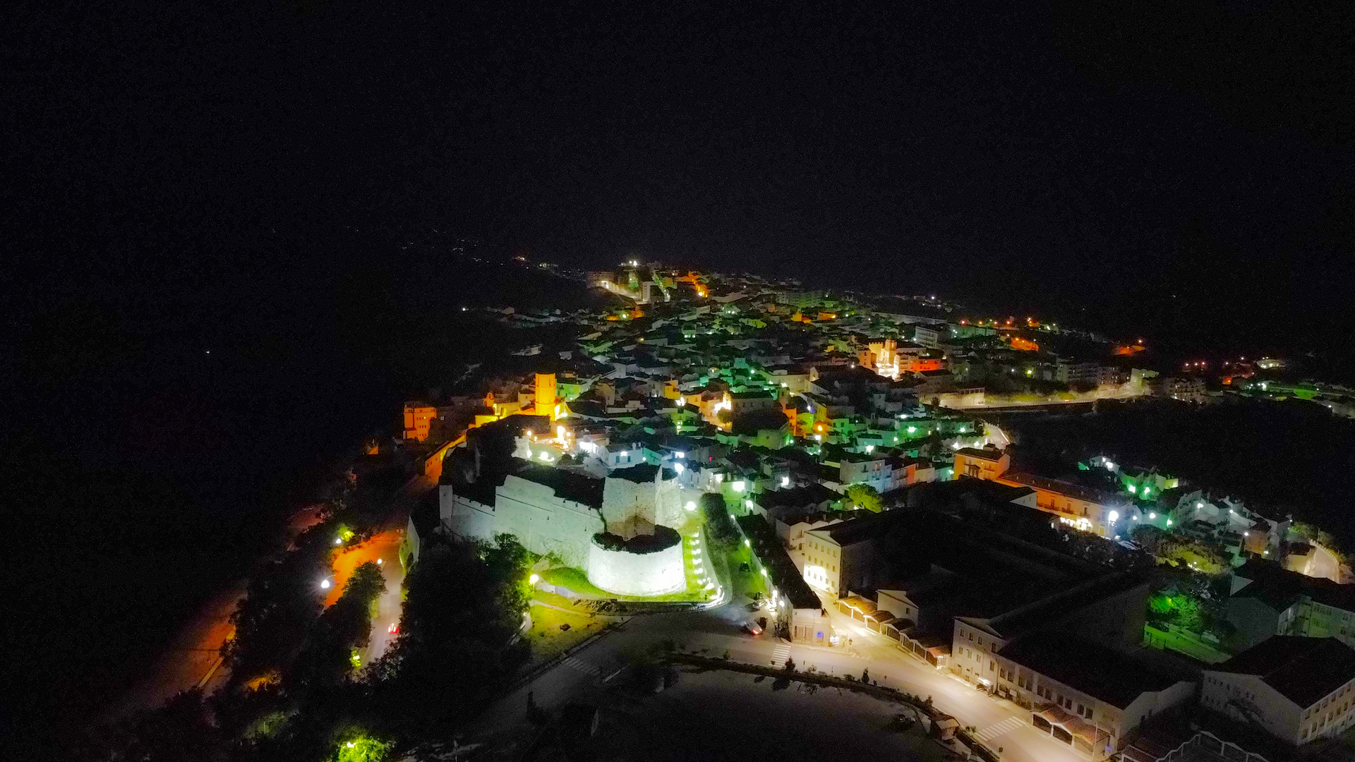 Monte Sant´Angelo bei Nacht