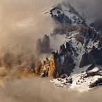 Monte Seguret tra la nebbia