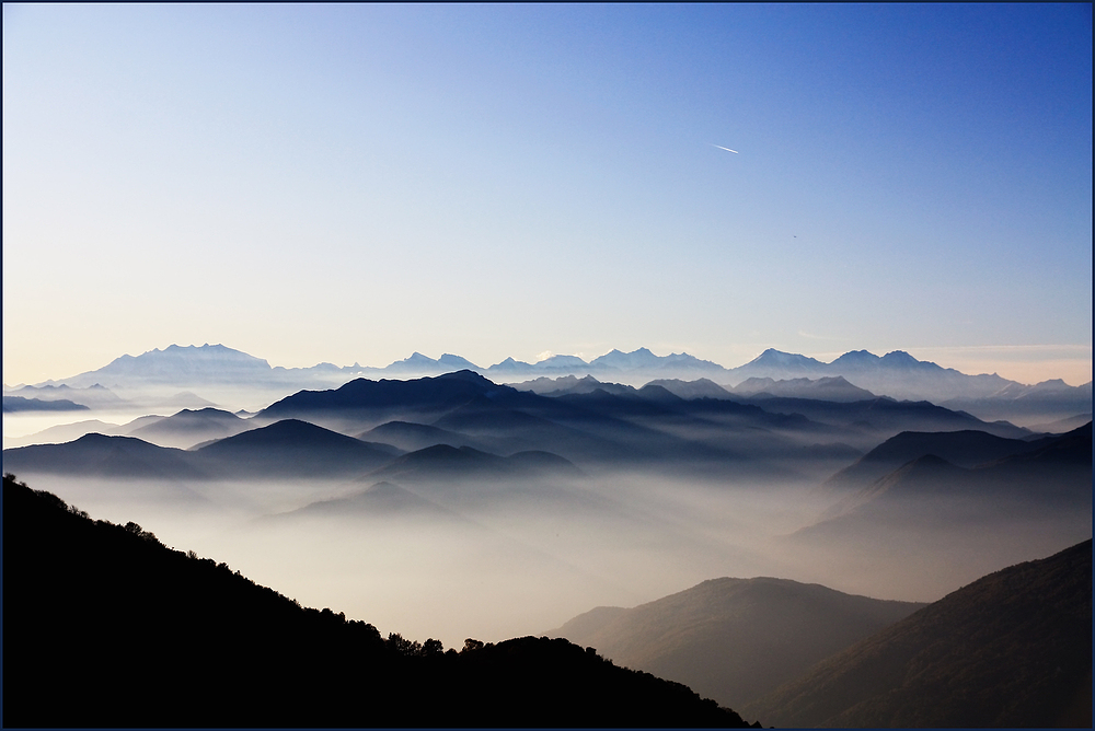 Monte Tamaro-Monte Lema Wanderung in Tessin