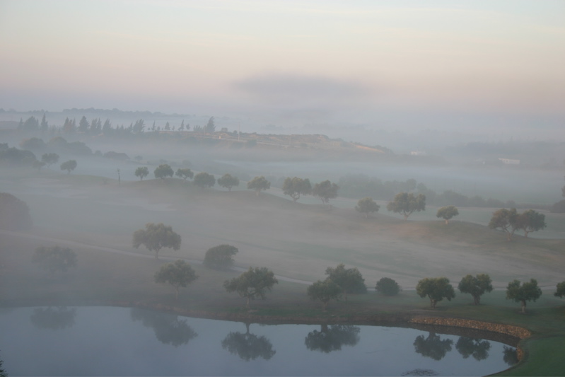 Montecastillo Golf im Nebel