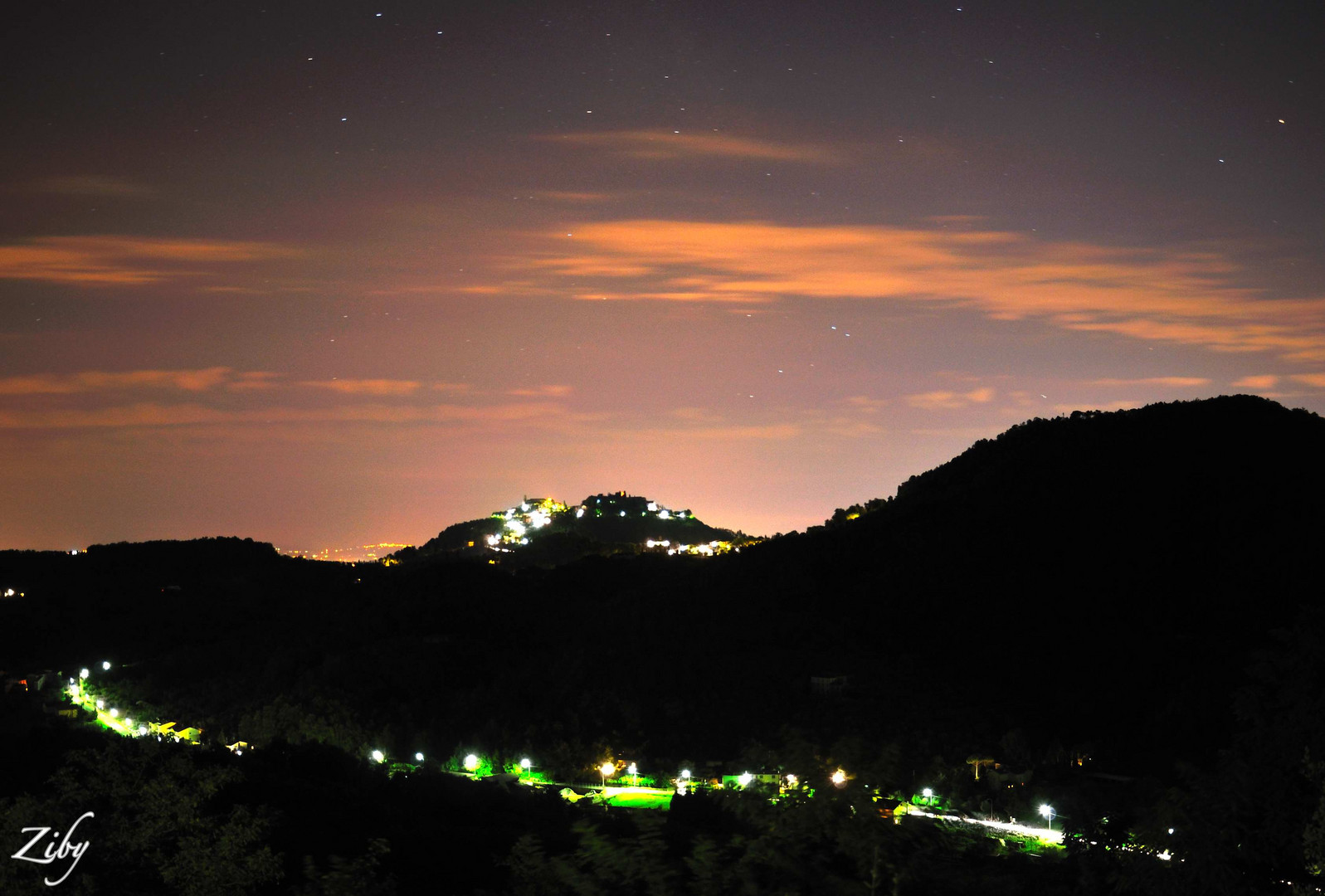 Montecatini alta by night