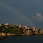 Montenegro - Ulcinj Altstadt Meer Regenbogen 