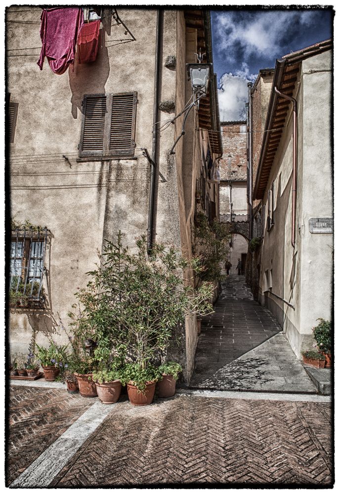 Montepulciano Hausfassade