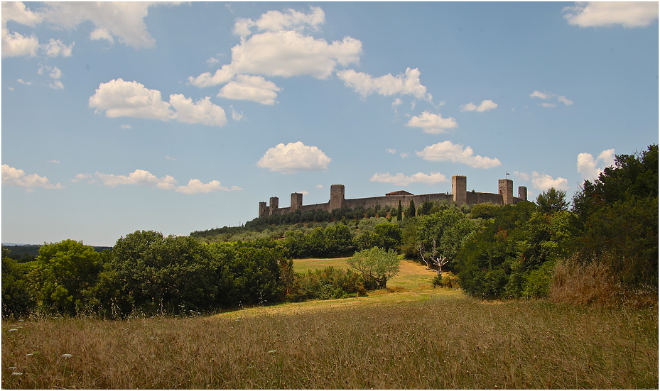 Monteriggioni Toskana