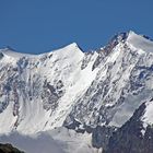 MonteRosa Ostwand aus 3200 Metern oberhalb von HohSaas aufgenommen und damit...