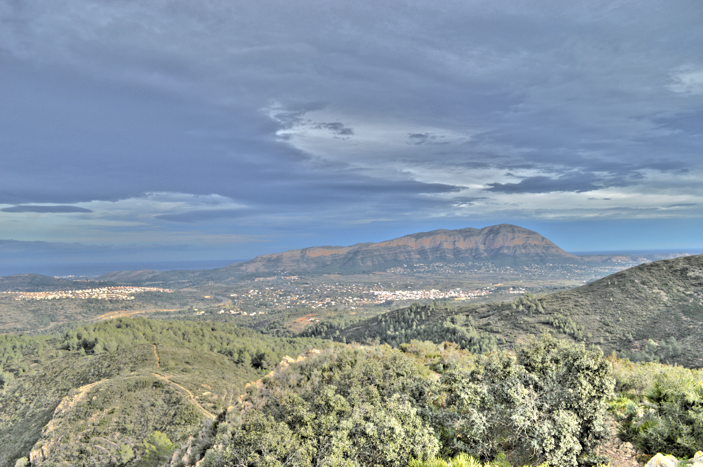 Montgo visto desde Gata de gorgos