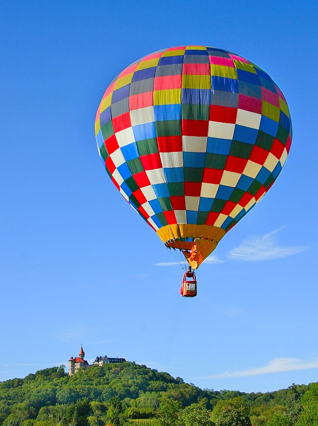 Montgolfiade Heldburg Heißluftballon