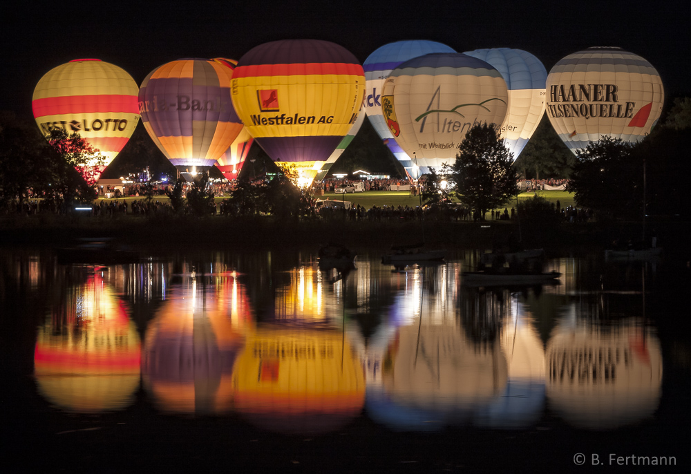 Montgolfiade Münster 2015 - Ballonglühen #2