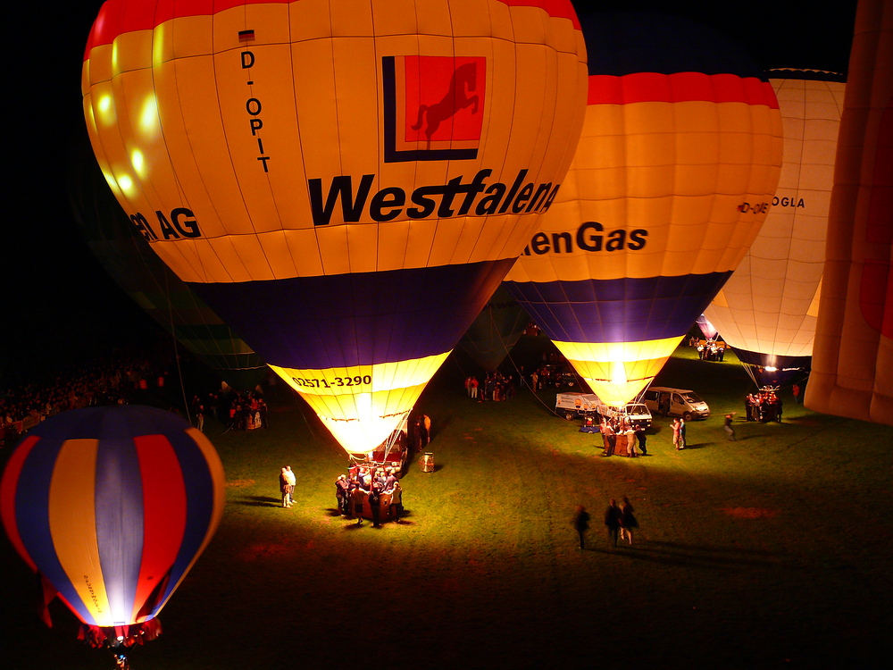 Montgolfiade Münster - Ballonglühen # 2