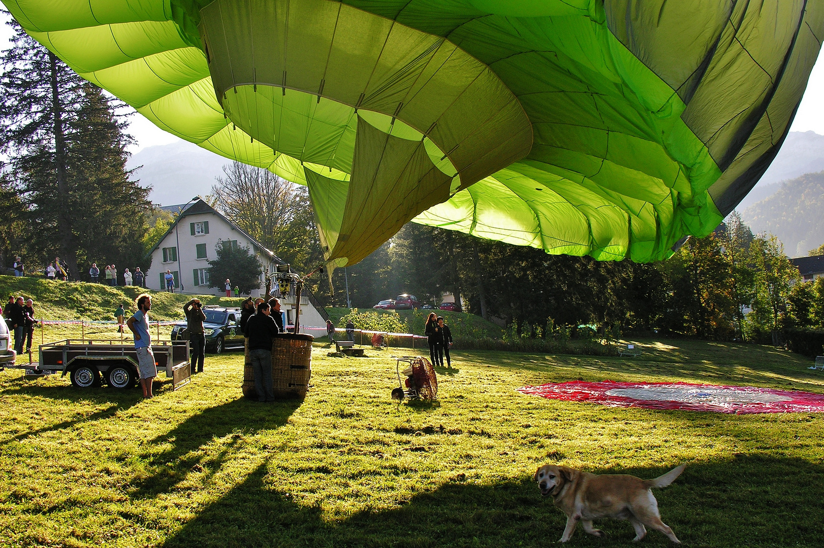 Montgolfière préparatifs 2