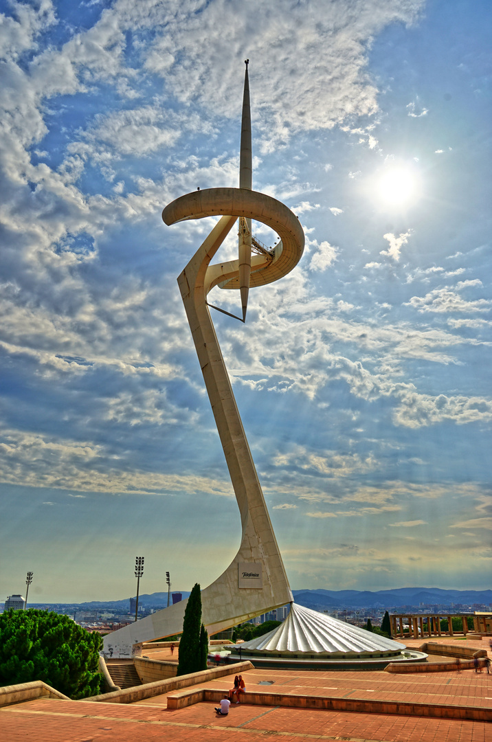 Montjuic Communications Tower in Barcelona