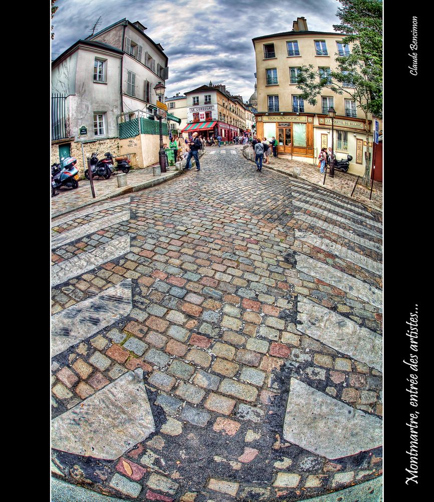 Montmartre, entrée des artistes...