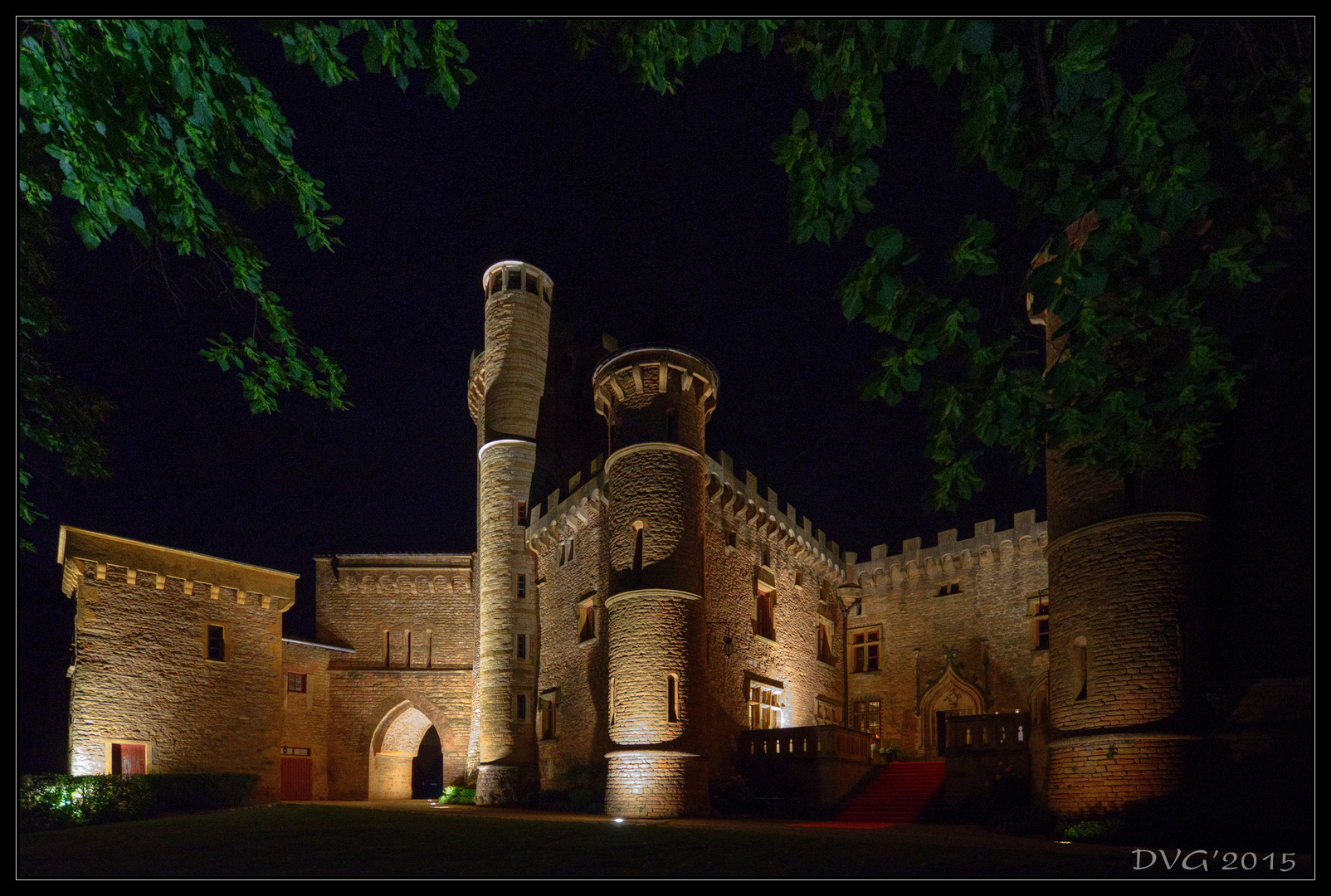 Montmelas castle in Beaujolais, France