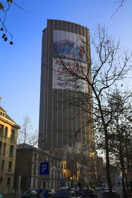 Montparnasse Hochhaus Anfang Januar 09