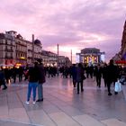 Montpellier - La Comédie au crépuscule